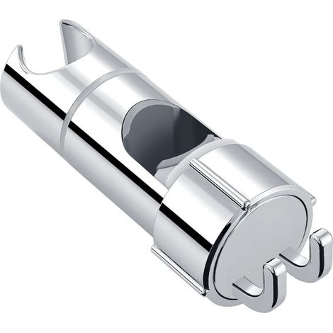 [NIEMALS VERWENDET] Um 360 Grad verstellbare Duschhalterung, ABS-Duschkopfhalterung, Duschkopfhalterung, passend für 16–27 mm zylindrische Duschstangen, einfach zu installieren