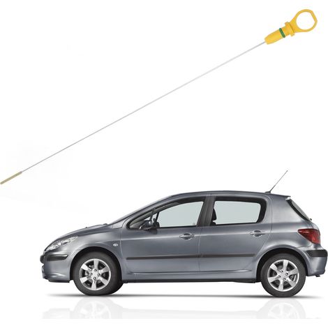 Jauge d'huile 60 cm (réf. 9812767180) compatible avec Peugeot 207, 208, 3008 et 308 cm³, Citroën C3, C4 et C5. (1/5)