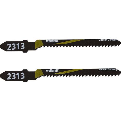 WOLFCRAFT - 2 LAME PER SEGHETTI ALTERNATIVI HCS TAGLIO CURVO 50 MM. ATTACCO A "T" 2313000 (1/3)
