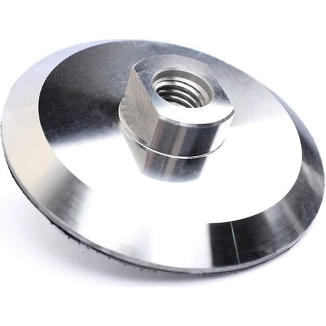 Support de polissage en aluminium 4 pouces (100 mm) - Filetage M14 - Trou intérieur 10 mm - Compatible avec tampons à base de (1/5)