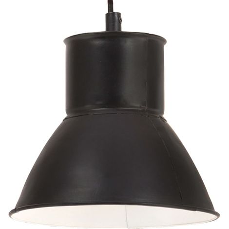 Lampe suspendue 25 W Noir Rond 17 cm E27 (1/5)