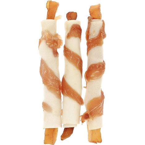 Os 100% naturel avec lanières de poulet en spirale et pommes de terre de 12,5 cm de long