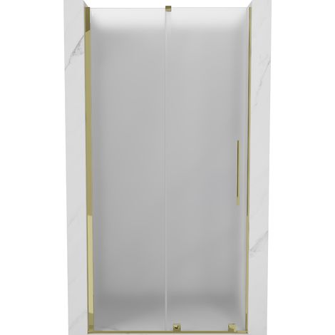 Mexen Velar puertas de ducha correderas 100 cm, escarcha, dorado - 871-100-000-31-50 (1/5)