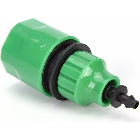 Adaptateur de micro irrigation, connecteur rapide en plastique pour tuyau d'arrosage avec connecteur barbelé de 6,35 mm, convient pour tuyau de 4/7 mm et 8/11 mm. (1/5)
