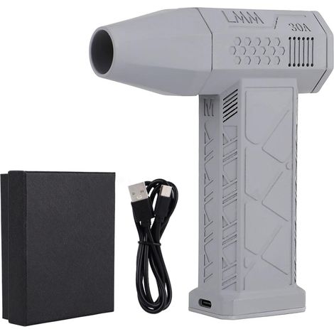 Mini ventilador turbo, 110.000 RPM, modo turbo, USB-C, batería de 2500 mAh. (1/5)