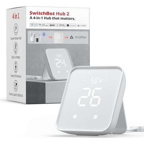 Thermometer Hygrometer, IR Remote Control, Smart Light Sensor, Connect to Wi-Fi 2.4GHz, Compatible with & Assistant (1/5)