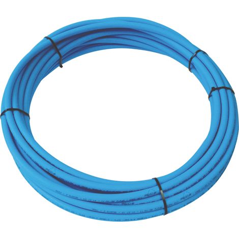 Couronne de tube PER Ø16 nu bleu - longueur 15m