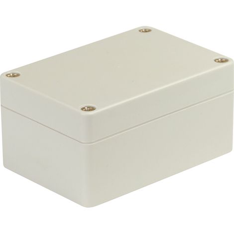 BLANKO BOÎTIER MODULAIRE UNIVERSEL EN PLASTIQUE ABS AVEC COUVERCLE, BOÎTIER MULTI-USAGES AVEC POINTS DE MONTAGE POUR CIRCUITS IM