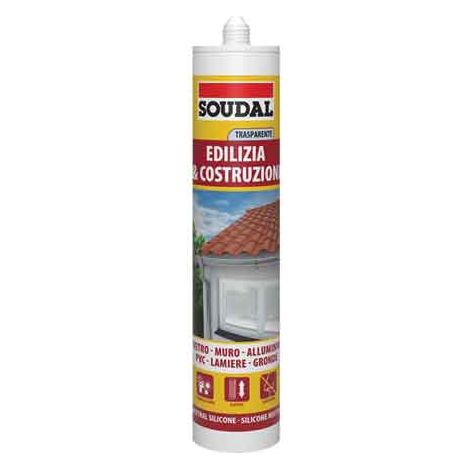 SILICONE NEUTRO SOUDAL ml 300 - Testa di moro - SOUDAL