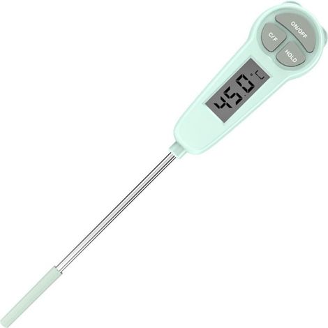 CCYKXA (Grün) Digitales Thermometer, Küchenthermometer, Küchenbedarf, Lebensmittelthermometer