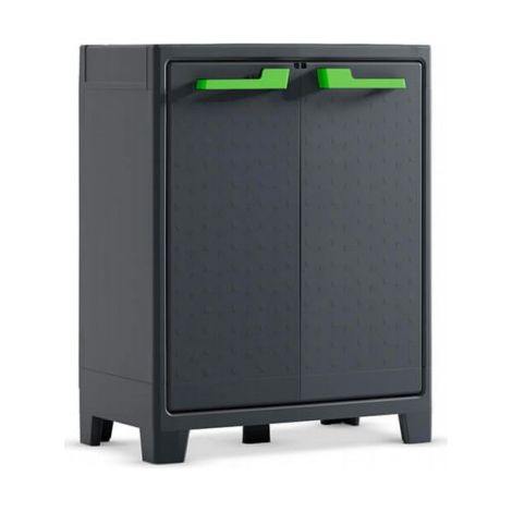 Armadietto Basso da Esterno in Plastica Grigio Moby XL Keter (1/5)