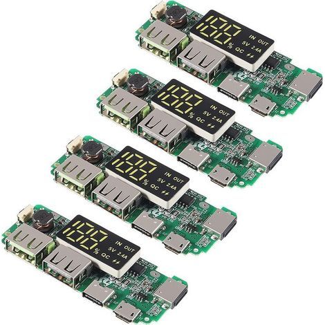 Cartes de Charge 18650 Double USB 5 V 2,4 A pour Batterie au Lithium 18650 (1/2)