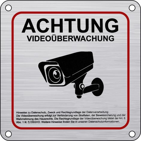 Panneaux de signalisation de sécurité de 15 x 15 cm, emballés individuellement