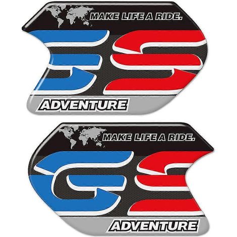 Autocollants pour BMW R1250GS : protection de réservoir, garde-boue, carénage, valise en aluminium, protège-mains, moto d'aventure GSA - R1250GS7 (1/5)