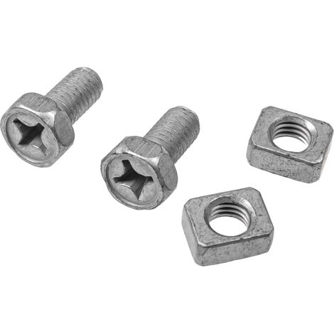 Tornillos de sujeción de batería Tec, M6x12 mm, con tuercas de 11x9 mm, juego