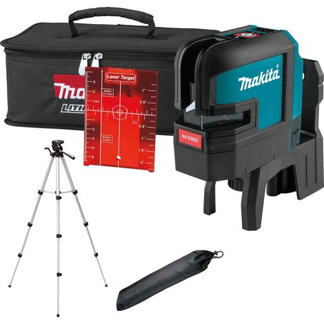 Makita SK106DZ 12v CXT 4 Point Red Self Level Cross Line Laser Level + Tripod (1/5)