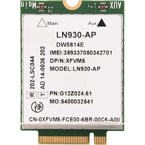 Professionelles 4G Mini LTE NGFF WWAN-Modul M.2-Karte mit Unterstützung für GNSS und A-GPS (1/5)