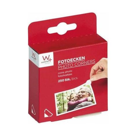 Coin photo adhésif - 3M - FE250S - Transparent - Boîte de 250 - Pratique