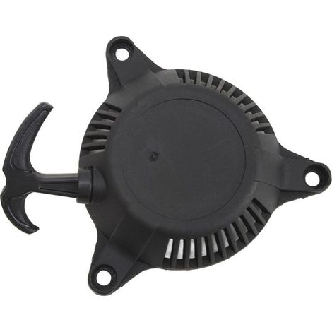 Démarreur à tirer silencieux pour tondeuse à gazon – Compatible moteurs GX168, GX170, GX200 – Kit complet avec câble et poulie (1/5)