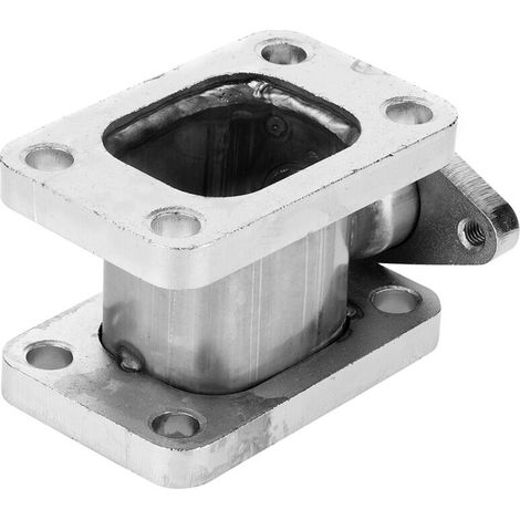 T3-T3 Acier Inoxydable Turbo Collecteur Adaptateur 38mm Wastegate Bride Outlet Turbo Swap Project (1/5)