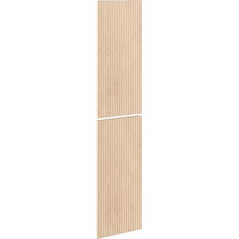 Mexen Rivel façade rainurée pour caisse d'armoire de salle de bain 35 x 80 cm (2 pcs.), chêne - 91A21-1600-300-2-81