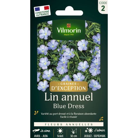 Vilmorin Lin Annuel Blue Dress - Graines d'Exception (1/2)