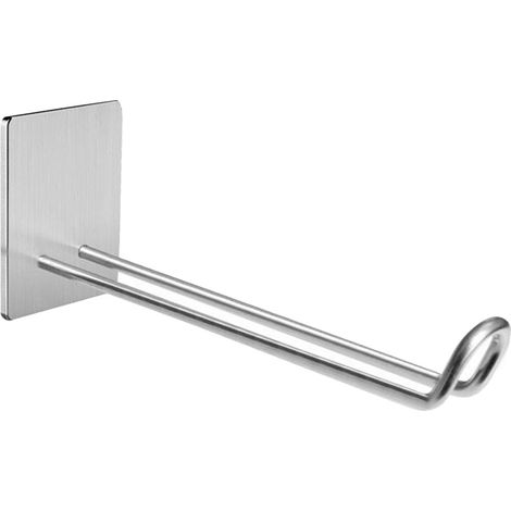 Crochet porte-serviette mural inox, pour peignoir et cuisine (1/5)