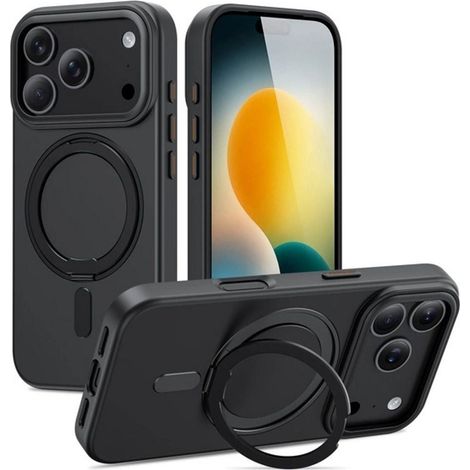 Étui Tech-Protect MagRing MagSafe pour iPhone 17 Pro - noir mat