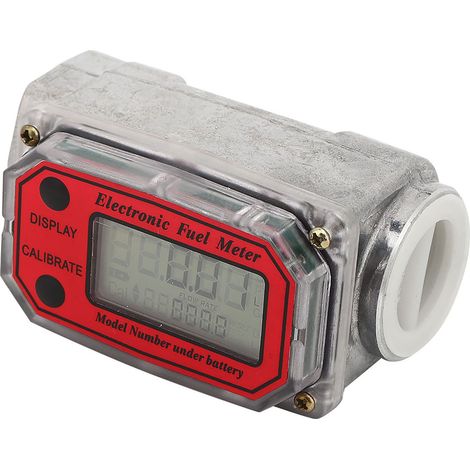 Débitmètre numérique miniature diesel 10-200L/h Raccord 1'' NPT Compteur de carburant (1/5)