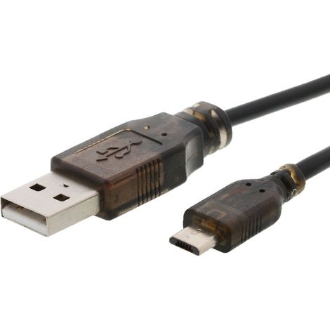 USB 2.0 Kabel, USB-A Stecker  Micro-USB Stecker Verwendung:  Laden et Synchronisieren mobiler USB-Geräte
