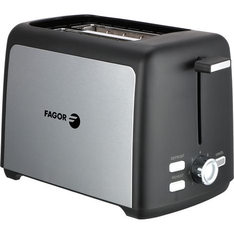Toastpro 2-Schlitz-Toaster, 800 W, mit 7 Röststufen (inkl. herausnehmbarem Fach und einziehbarem Kabel)