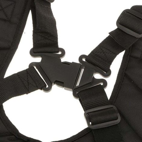 Imbracatura doppia a tracolla per decespugliatore/tosaerba Husqvarna Echo, nera (1/5)