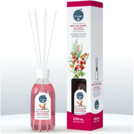 6 x DIFFUSORE OFFICINA DEI FIORI 250ML BACCHE ROSSE