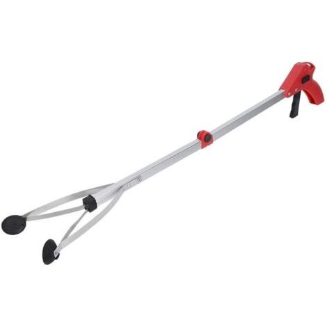 BUNTHAUS Ramasse-déchets multifonctionnel, 80 cm, en alliage d\\'aluminium, léger, extensible, pour ramasser les feuilles tombées ou les ordures, pour nettoyer les routes du jardin (1/5)