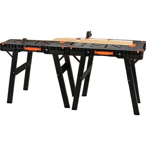 Établi, Conception Portable, Prise de Courant Intégrée, 2 PCS (1/2)