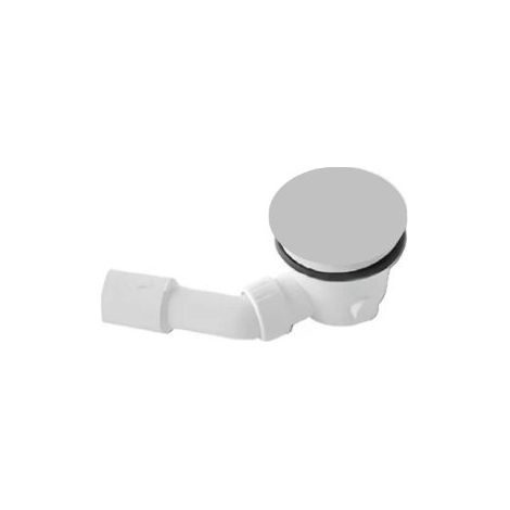Piletta con sifone per piatto doccia dia. 90 mm tappo in ceramica