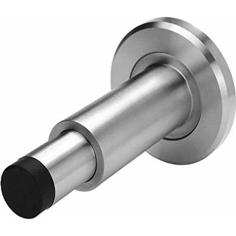 Butoir et butée de porte,Acier inoxydable 304 Réglable Extra-long arrêt de Porte en caoutchouc Protection Poignee Porte butoir de porte mural butée de porte murale (1/5)