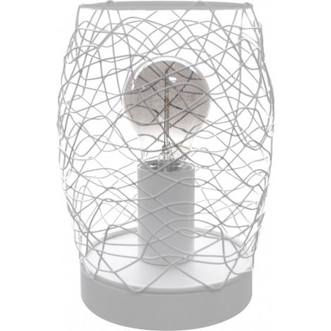 Lampe à poser Éole - Blanc - Culot E27 - DeliTech® (1/4)