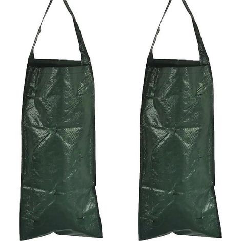 3 teiliges Set Pflanzsäcke Pflanzsäcke für den Außenbereich mit 10 Löchern Atmungsaktiv Vertikale Aufhängung für Erdbeer , Tomaten und Gemüsepfla (1/5)