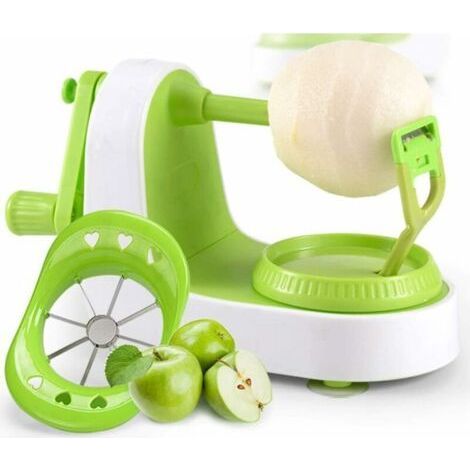 Apple peeler - fruit peeler - vegetable, pear, potato slice movement (1/5)