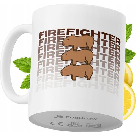 Lustige Kaffee- oder Teetasse für Feuerwehrleute mit witzigem Textdesign – ideal für Geburtstage, Namenstage, Feiertage und besondere Anlässe. Hochwertige Tasse für Zuhause, Büro und Arbeit. Farbe: We
