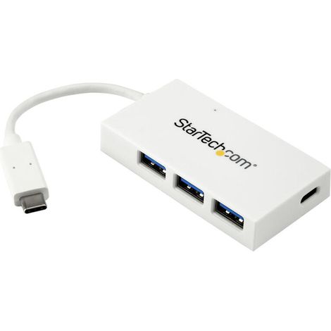 StarTech.com HB30C3A1CFBW hub de interfaz USB 3.2 Gen 1 (3.1 Gen 1) Type-C 5000 Mbit/s (1/4)