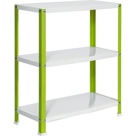Simonhome Classic Mini 3/400 mensola in metallo verde e bianco