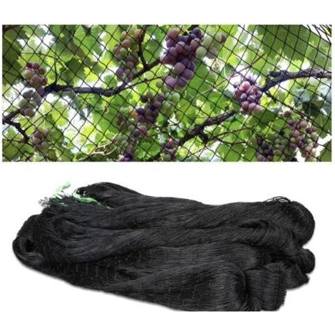 5 m x 25 m Vogelschutznetz, schwarzes Nylonnetz für Obstpflanzen, Vogelschutznetz (1/5)