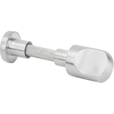Muletilla Redonda de 89mm en Níquel Satinado INTHER, alta resistencia y fácil instalación