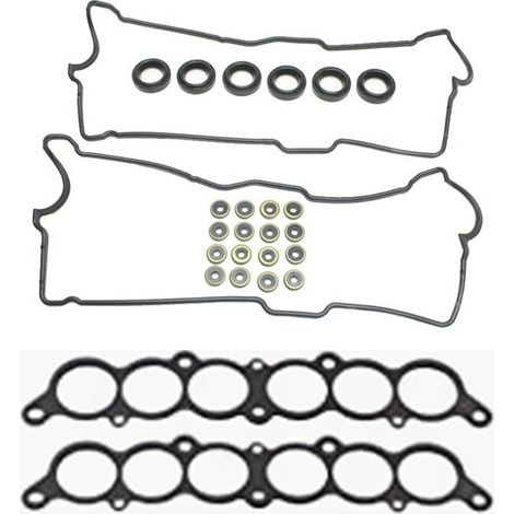 Ventildeckeldichtungssatz für Toyota Tacoma, Tundra und Camry T100 3.0/3.4 (1992-2004) 3VZFE/5VZFE Motoren, inklusive Zündkerzenleitungsdichtung.