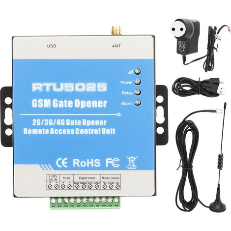 Portail GSM RTU5025 ouvre-porte sans fil 3G 4G LTE contrôleur d'accès garage 100-240V AC prise UE 4GL-E (1/5)