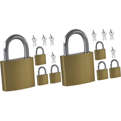 Coffret de 2 serrures de sécurité à clés pour armoires et casiers (1/5)