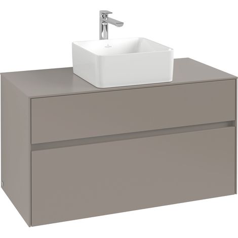 Villeroy & Boch Collaro Meuble sous-lavabo, suspendu, 2 tiroirs, (1/2)