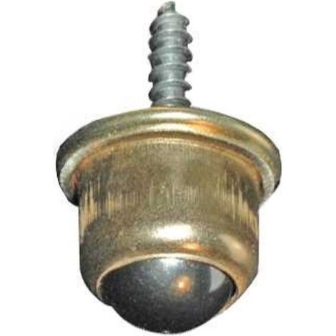 Rotella a sfera con attacco a vite legno Ø 18 mm. (1/2)